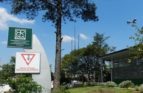 Fachada da Escola Prática Educativa de Trânsito de Curitiba