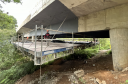 Manutenção da ponte sobre o Rio Verde, na PR-423, limite entre Campo Largo e Araucária