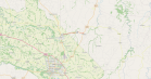 Mapa indicando trecho em obras da PR-239 entre Toledo e Bragantina (distrito de Assis Chateaubriand)