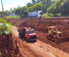 PR-317 duplicação entre Maringá e Iguaraçu - viaduto no parque industrial