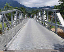PR-411 Morretes reforma da ponte metálica