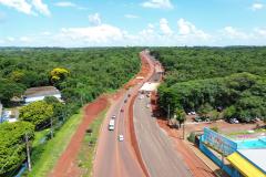 Nova ponte sobre o Rio Tamanduá na BR-469, em Foz do Iguaçu