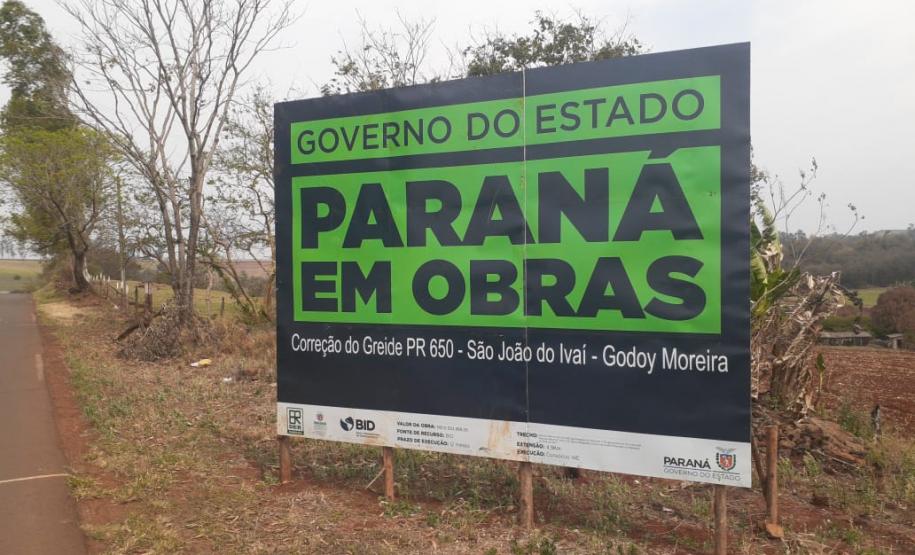 Placa da obra