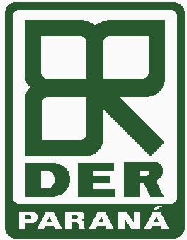 Logotipo oficial do DER/PR, um trevo verde de 3 folhas
