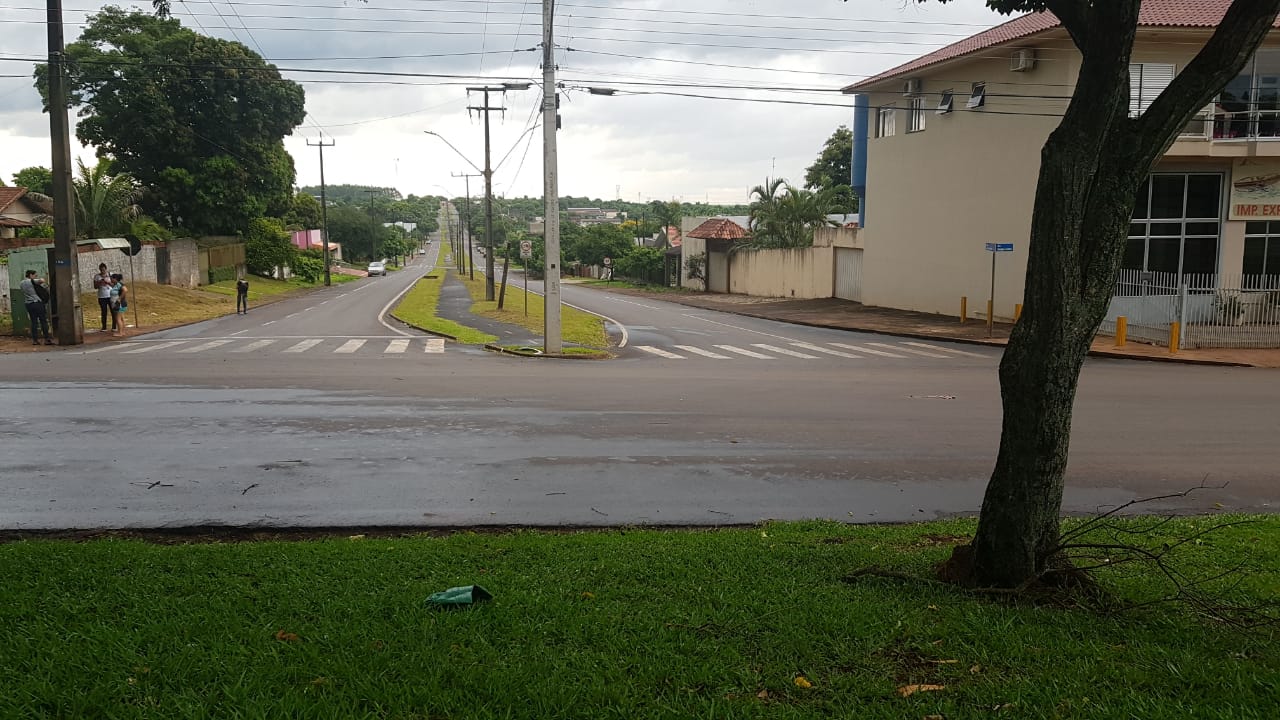 Local que irá receber nova trincheira em Santa Terezinha de Itaipu