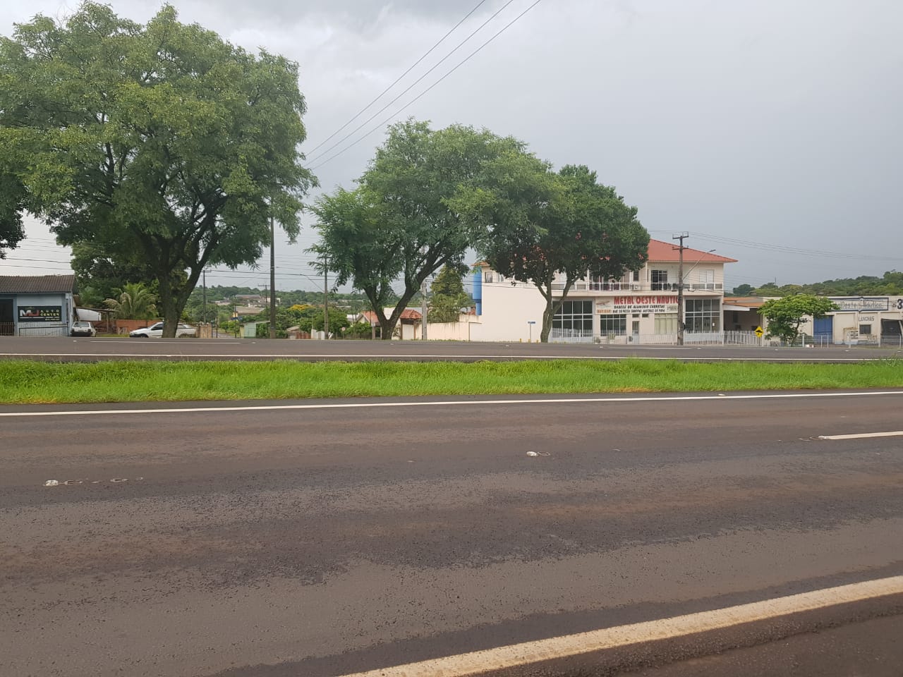 Local que irá receber nova trincheira em Santa Terezinha de Itaipu