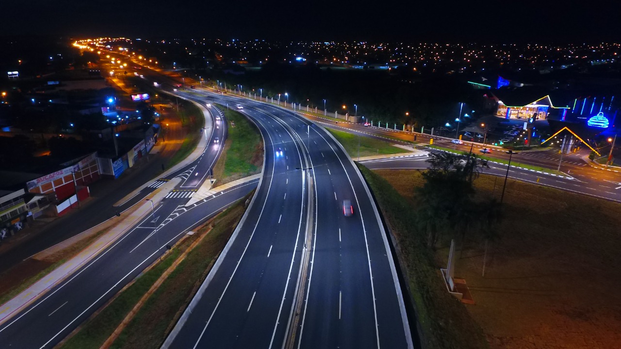 Viaduto na BR-277, em Foz do Iguaçu