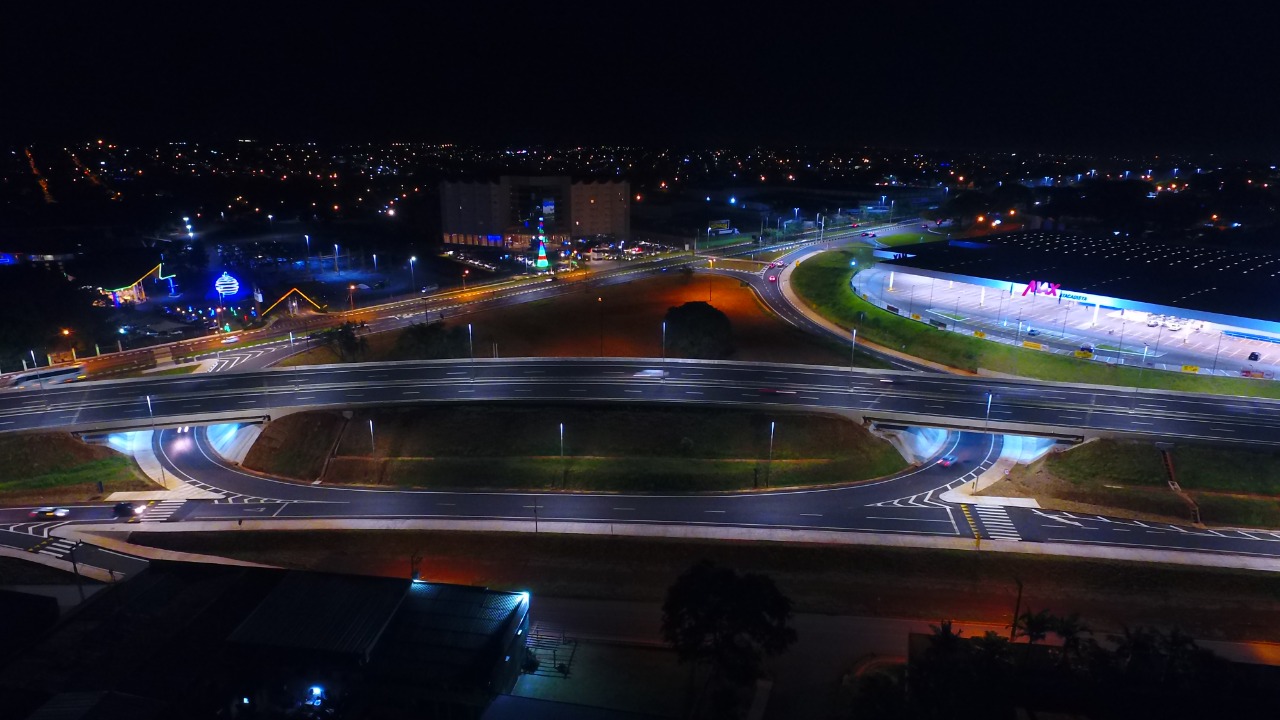 Viaduto na BR-277, em Foz do Iguaçu