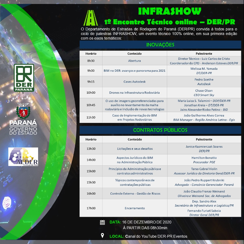 Programação 1º Infrashow