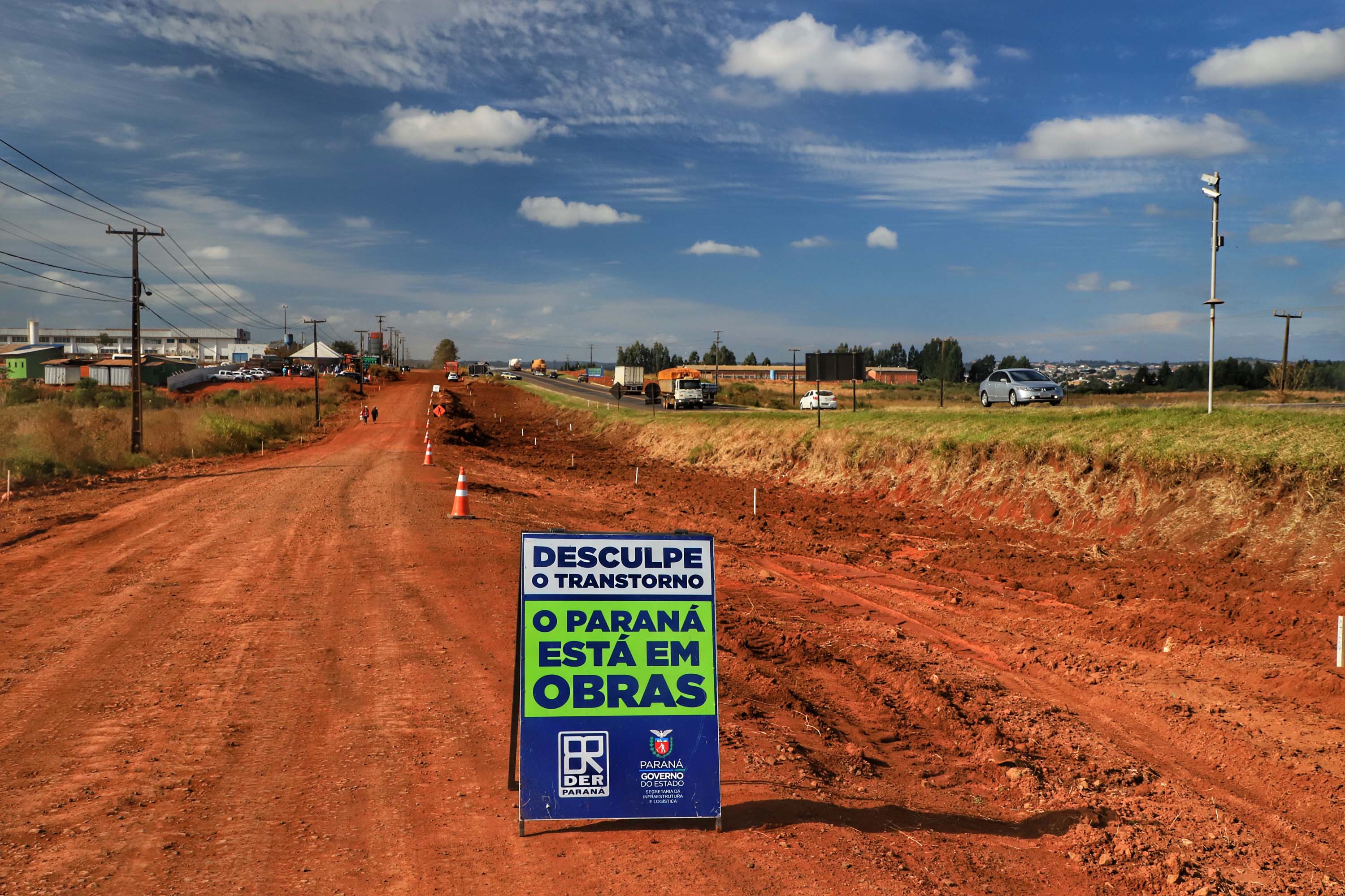 Obras de duplicação na BR-277 em Guarapuava ultrapassam 70% de conclusão