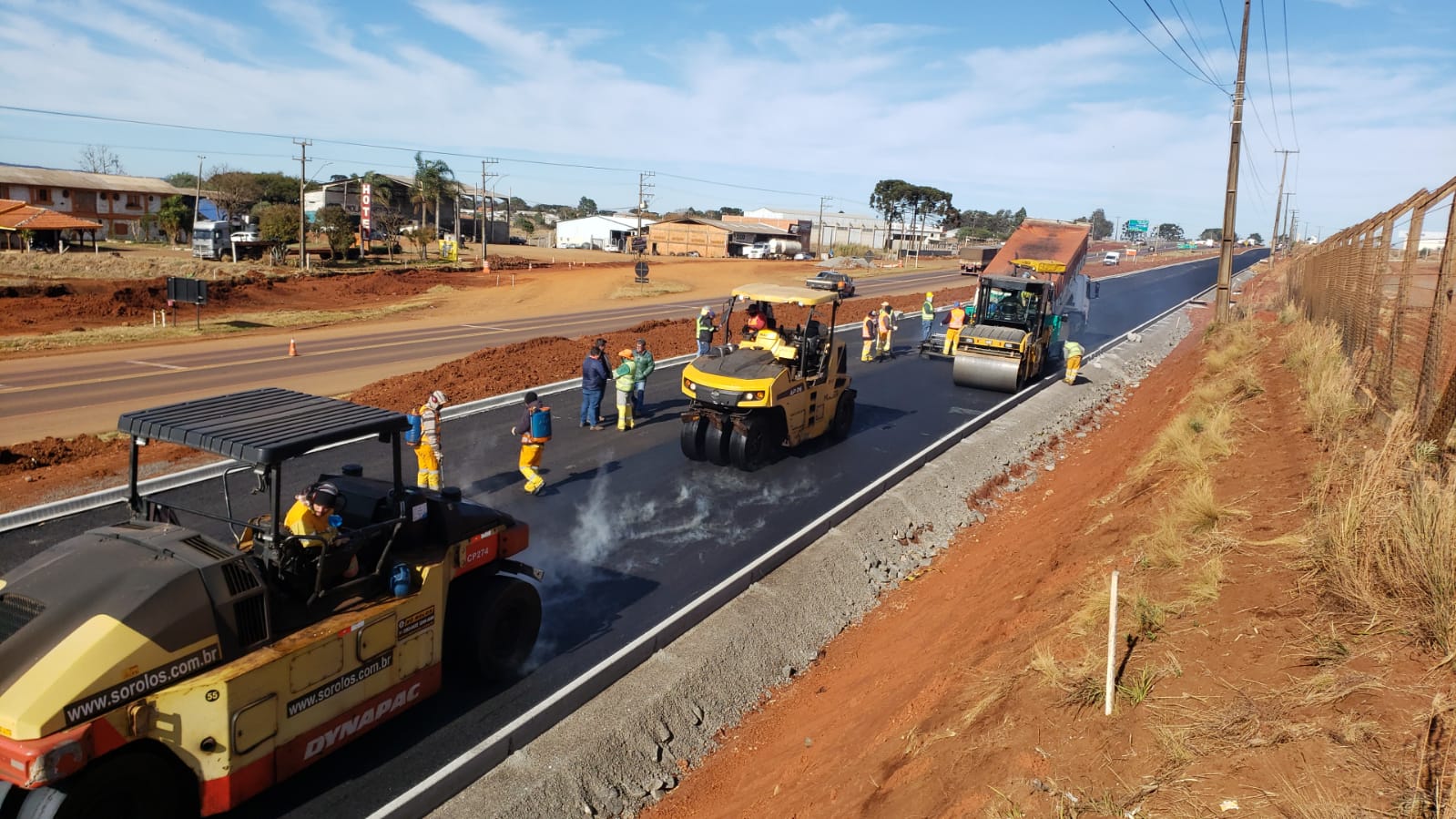 Obras de duplicação na BR-277 em Guarapuava ultrapassam 70% de conclusão