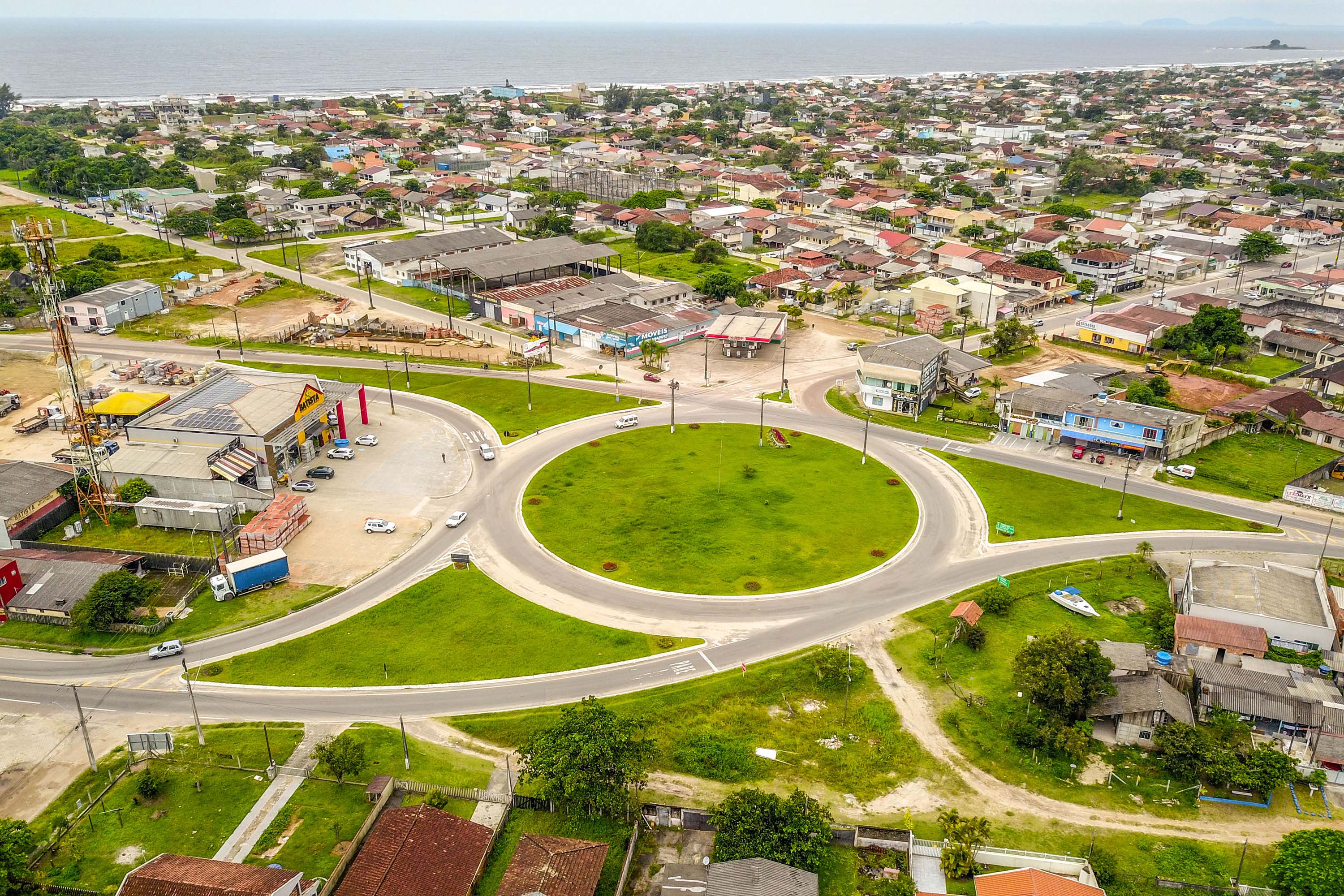 PR-412, trevo Coroados em Guaratuba