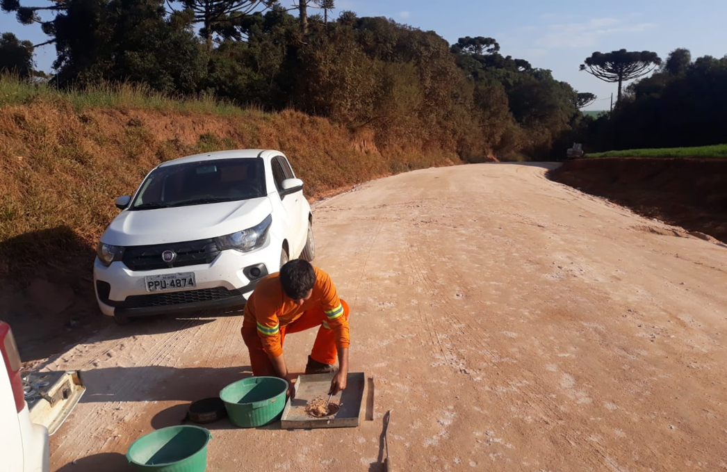 PR-090 Verificação da compactação do cascalho