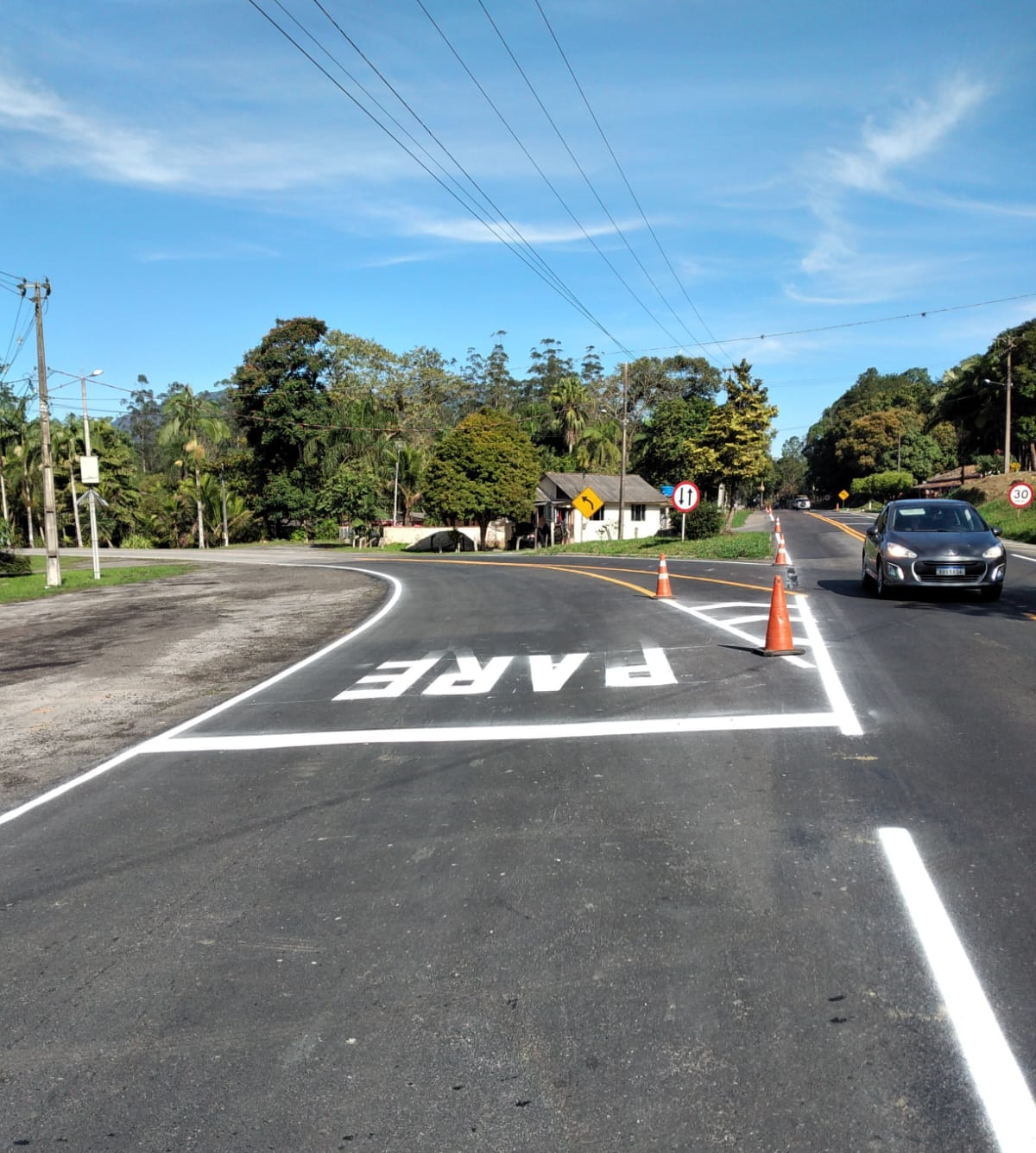 Serviços de conservação na PR-480