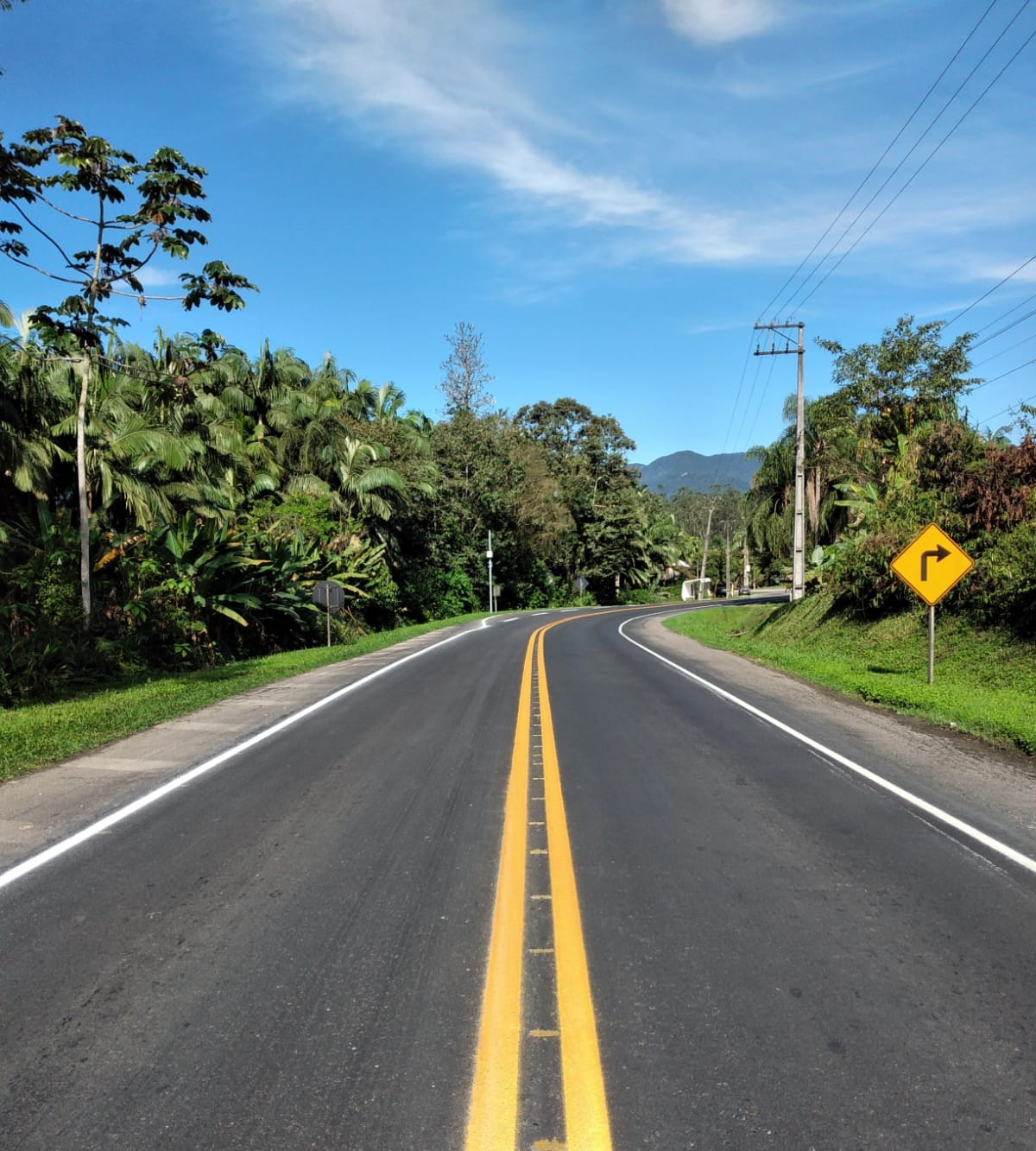 Serviços de conservação na PR-480