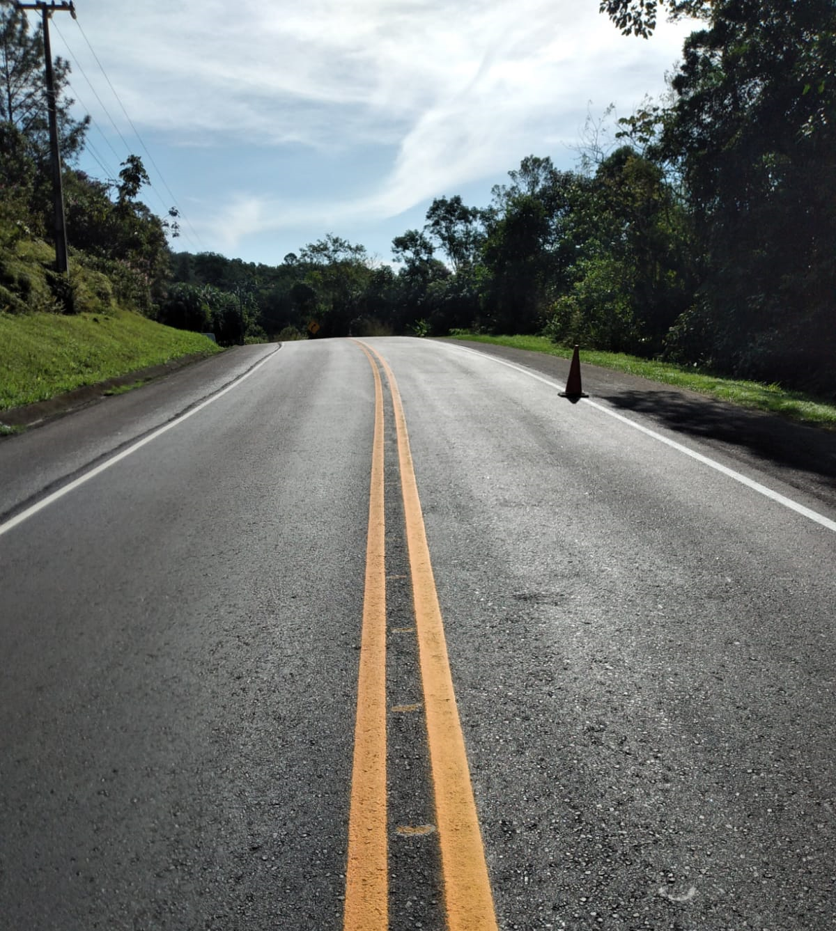 Serviços de conservação na PR-480