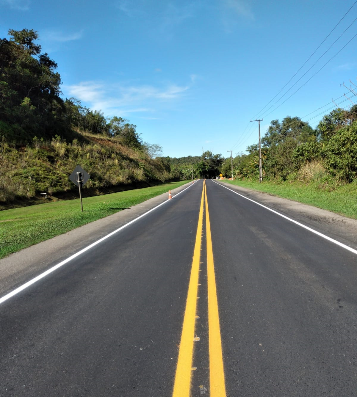 Serviços de conservação na PR-480