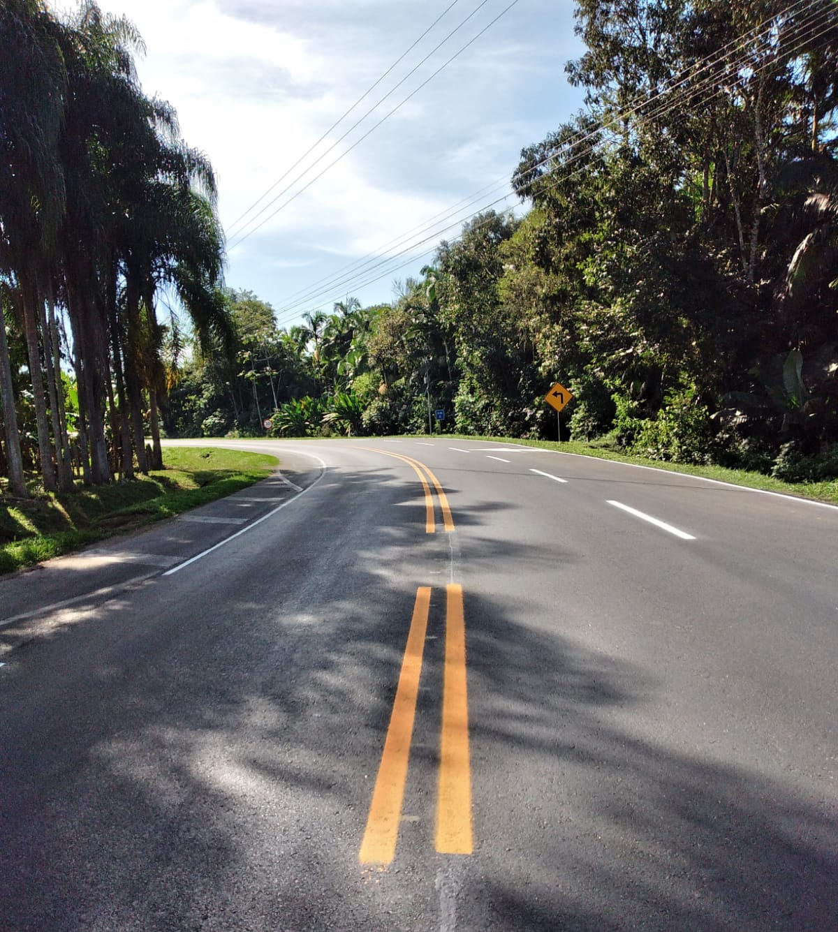 Serviços de conservação na PR-480