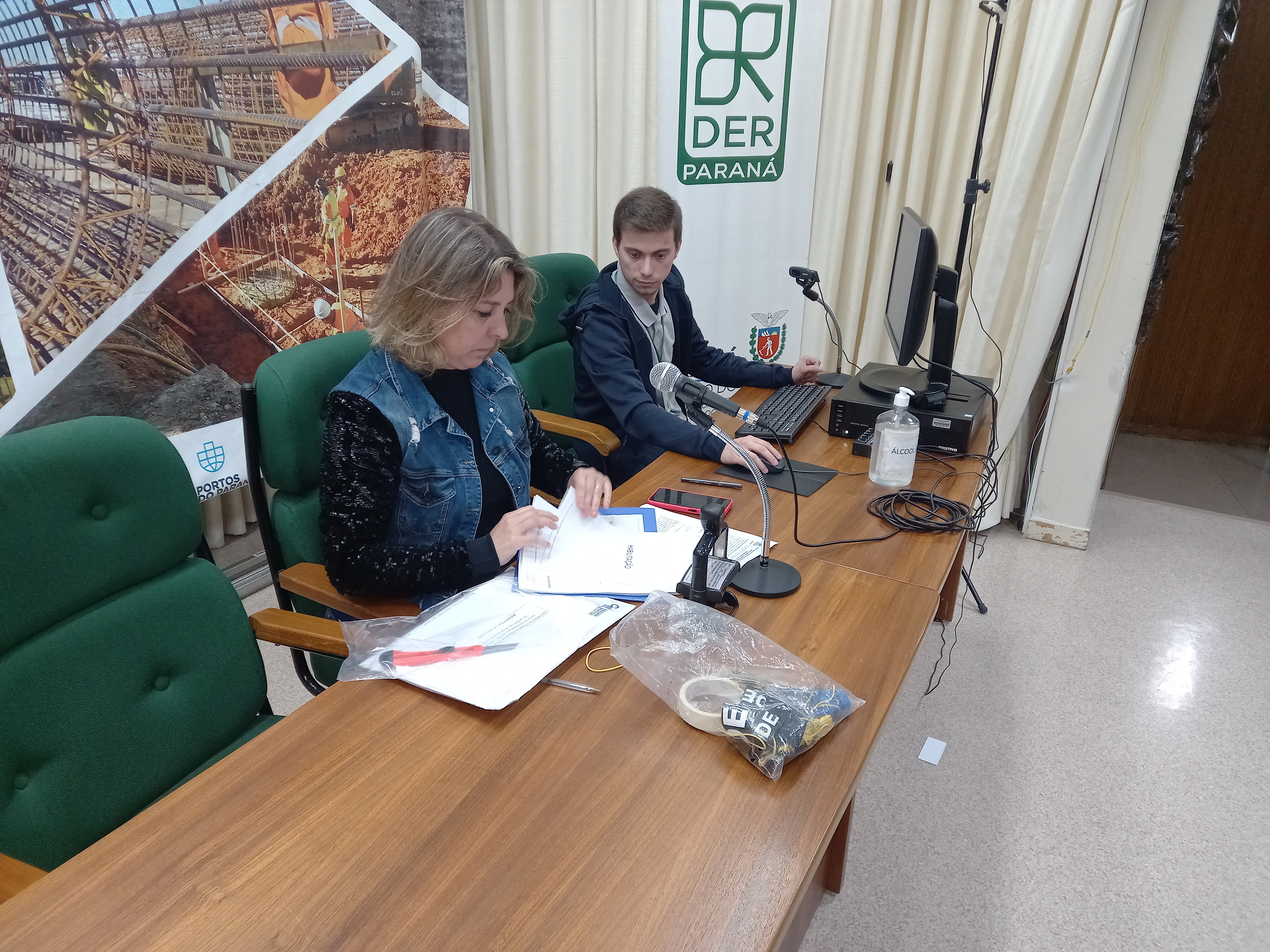 Abertura de envelopes de habilitação