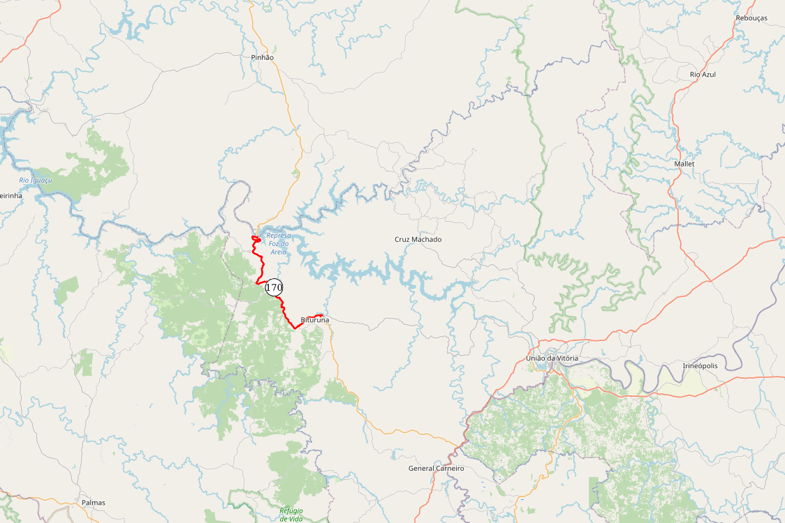 PR-170 Bituruna - Foz do Areia