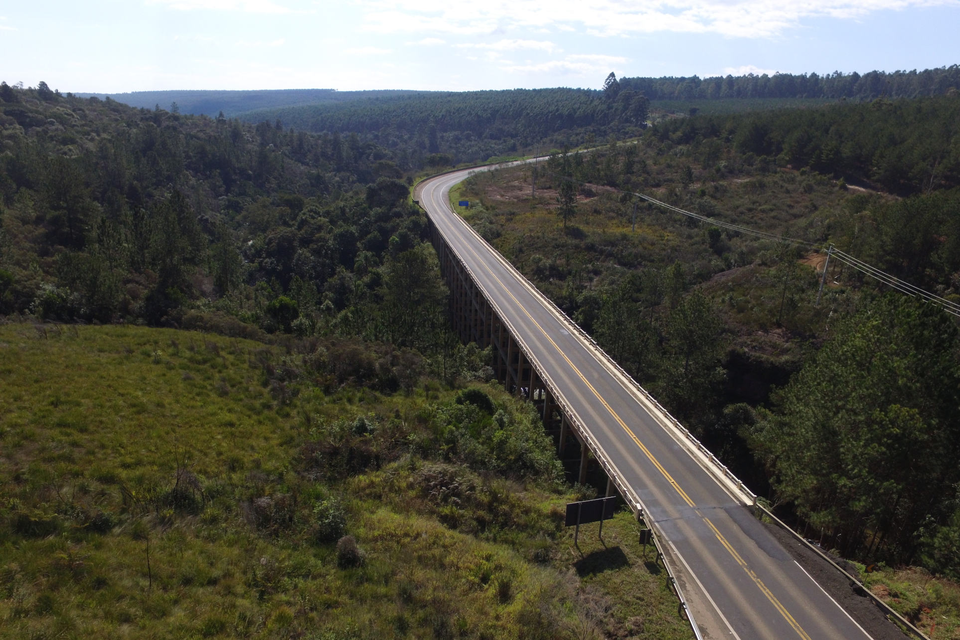 Ponte Rio Cajuru PR-151 no limite entre Jaguariaíva e Sengés