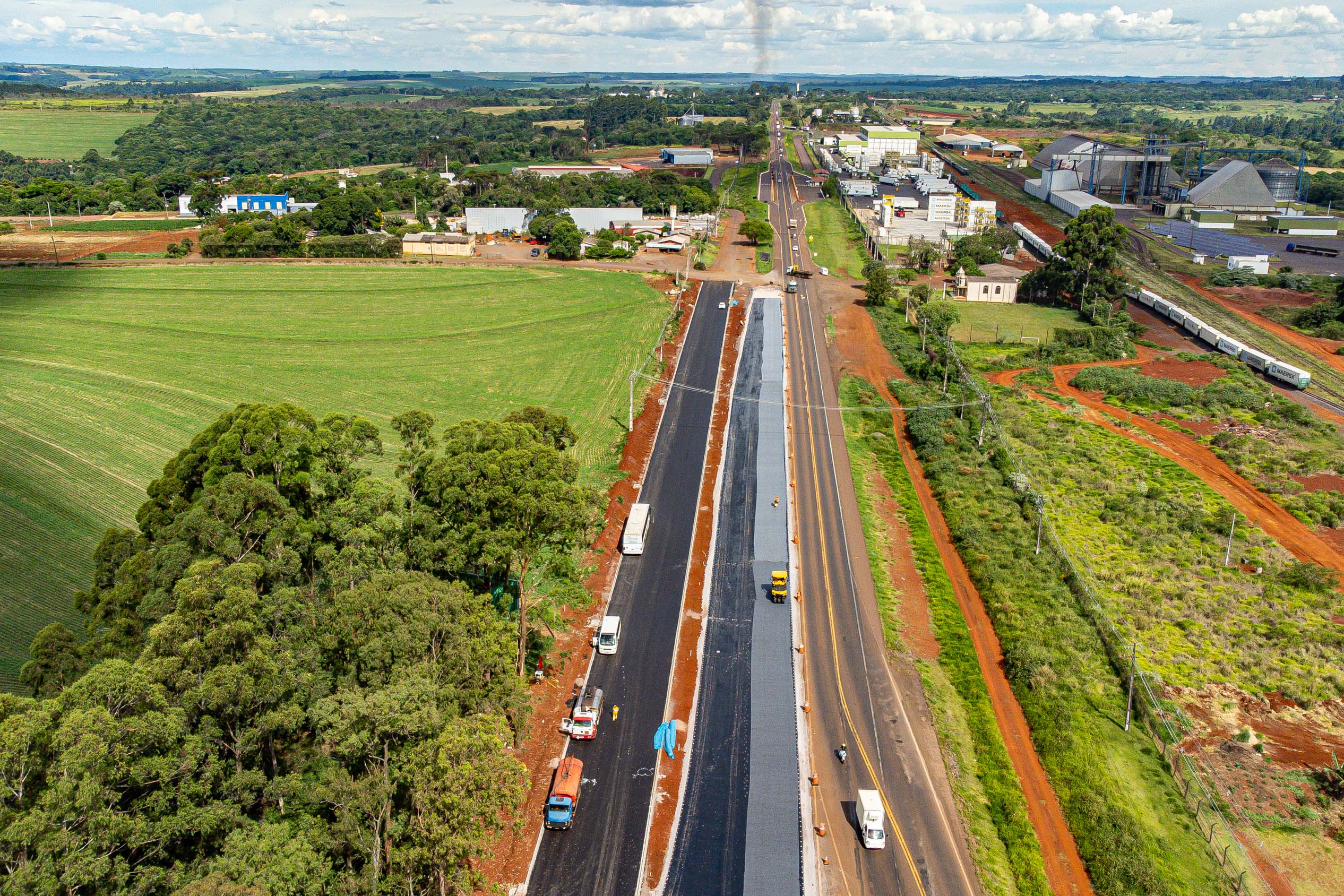 Reta final: obra de duplicação da BR-277 em Cascavel se aproxima de 80%