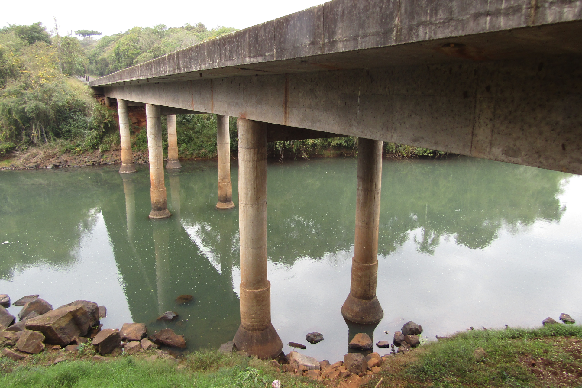 Ponte Rio Santana PR-493 no limite entre Verê e Itapejara d'Oeste