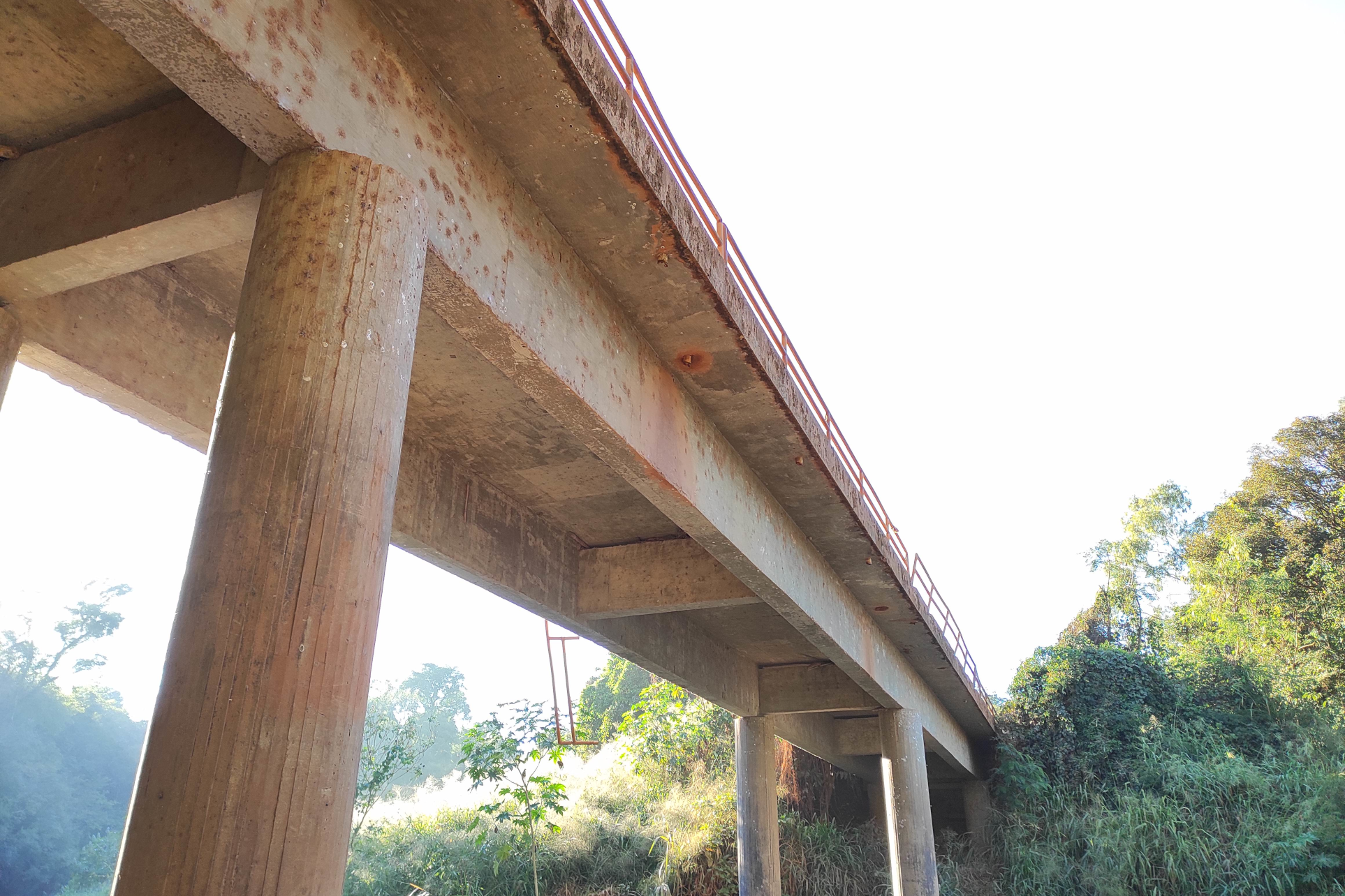 Ponte Rio Ubazinho PR-535 em Cândido de Abreu