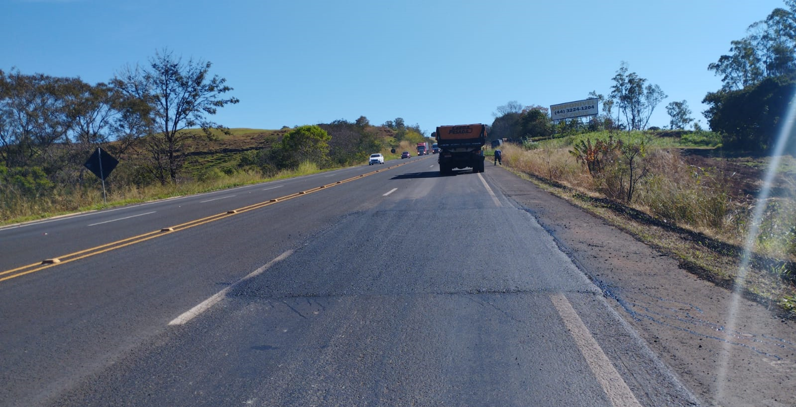 PR-444 km 28+201 Remendo - Após compactação