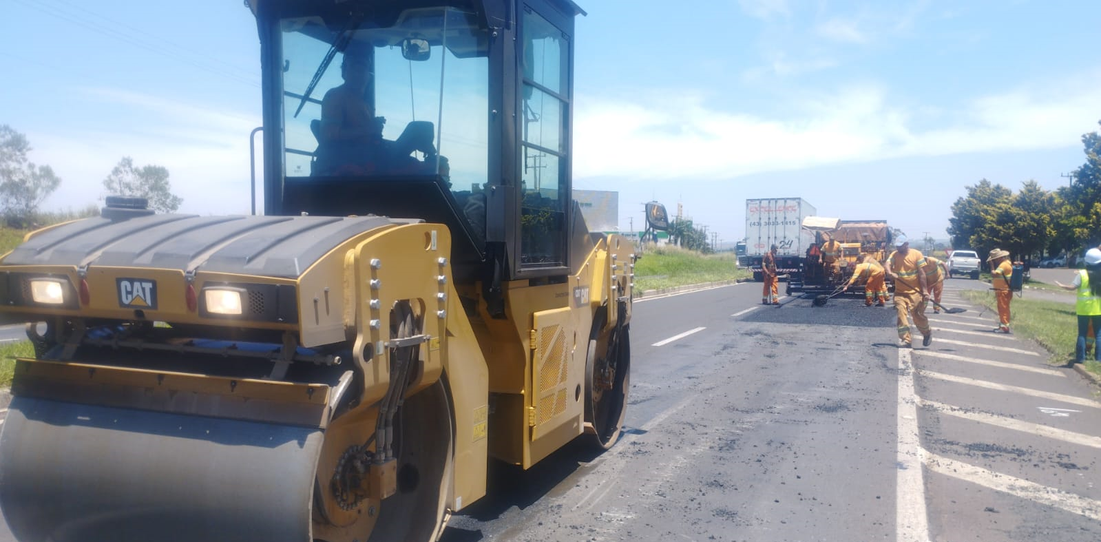 km 196+860 L.E P.2 Aplicação e compactação Remendos Superficiais