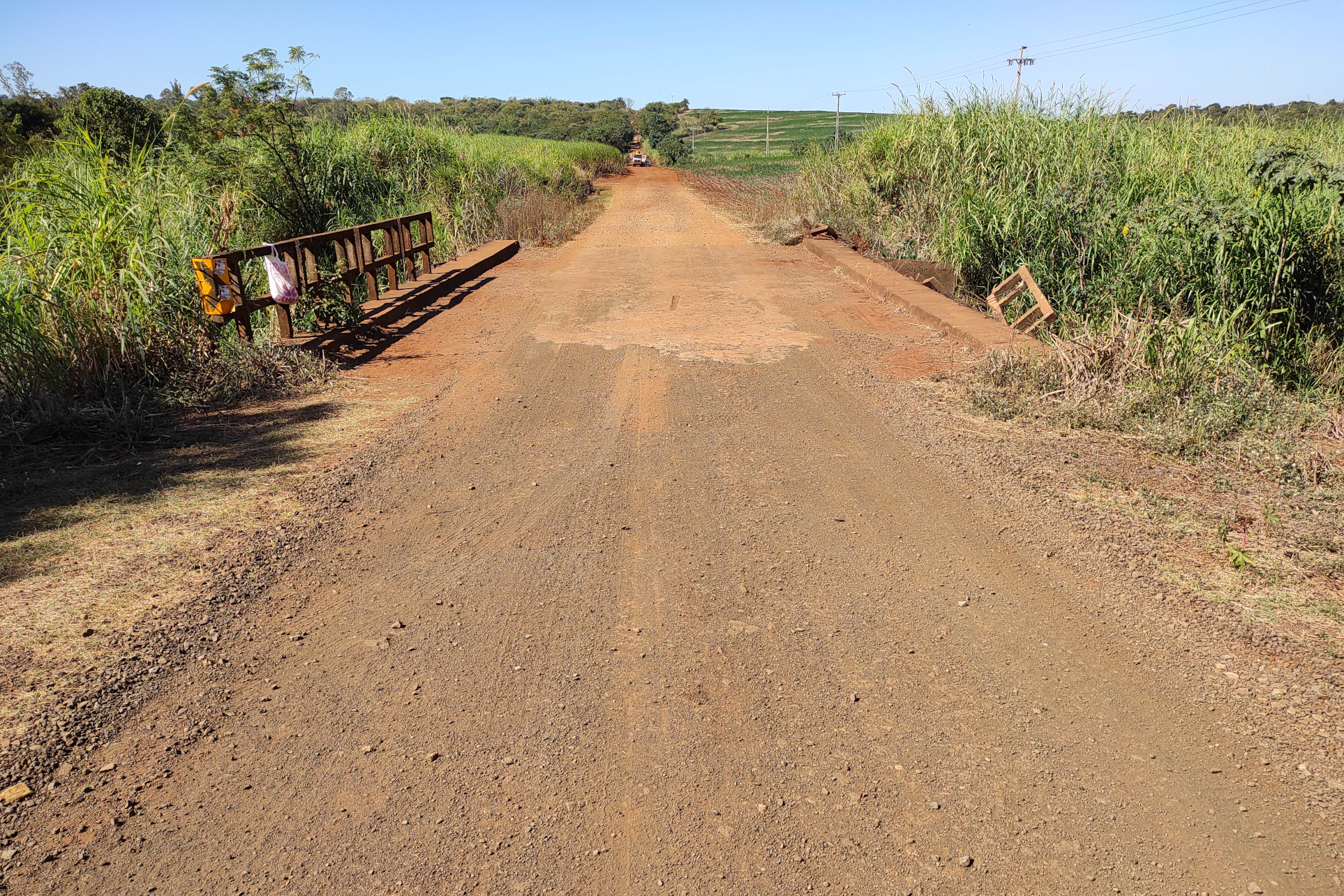 Ponte Rio Bandeirante do Norte PR-547 no limite entre Pitangueiras e Jaguapitã