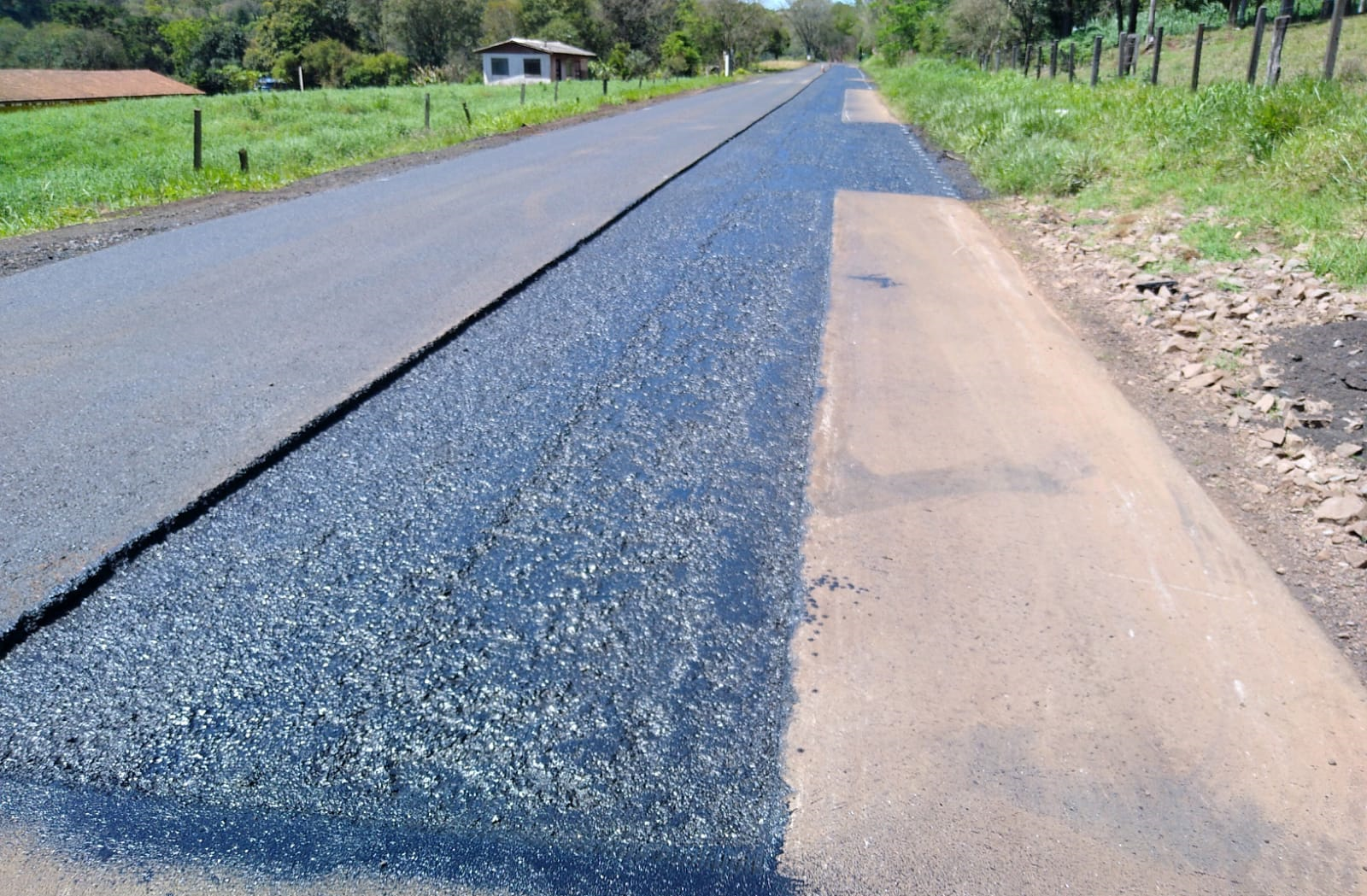PR-471 Catanduvas a Três Barras do Paraná - sinalização provisória