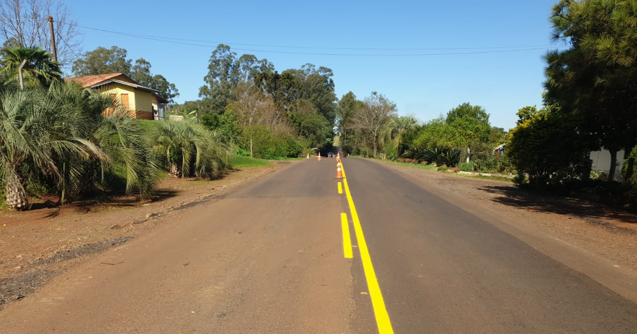 PR-471 Catanduvas a Três Barras do Paraná - sinalização provisória