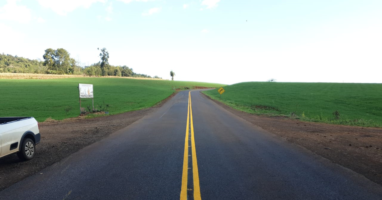 PR-471 Catanduvas a Três Barras do Paraná - sinalização provisória