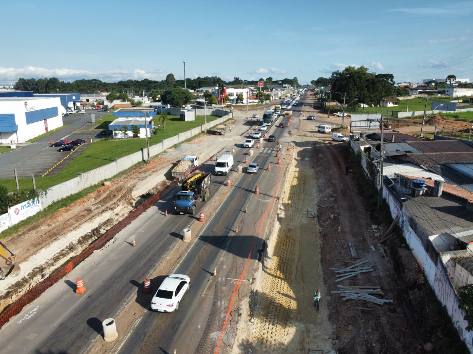 Viaduto do Bradesco em São José dos Pinhais