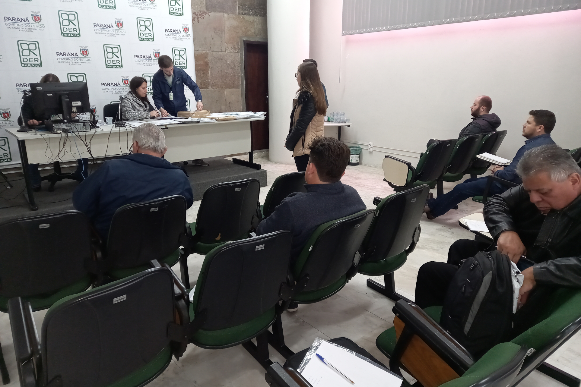 Sessão de abertura de envelopes de preços da duplicação de Toledo