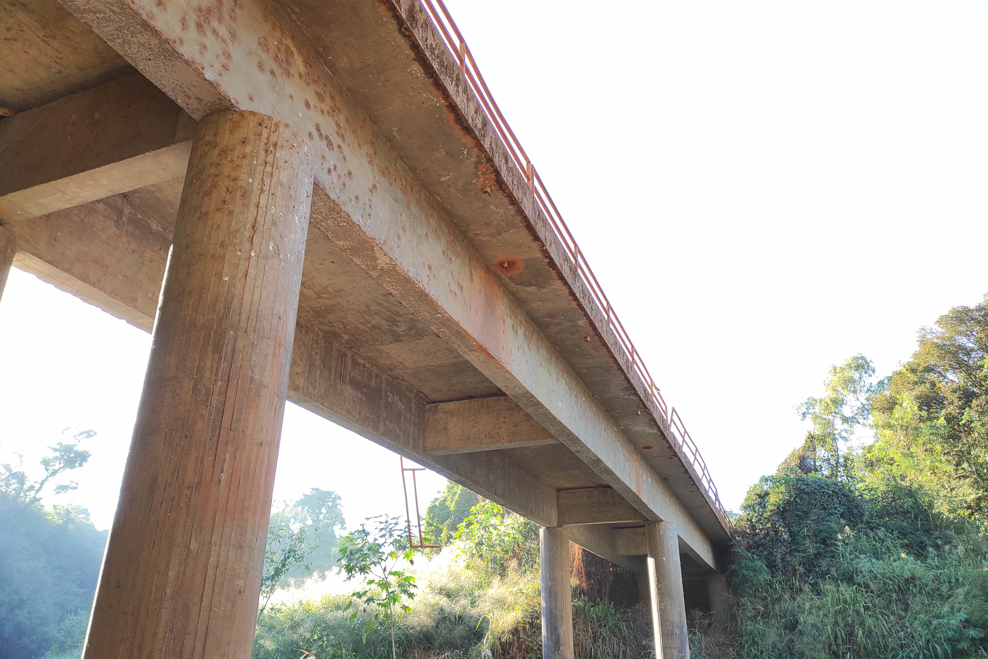 Ponte Rio Ubazinho PR-535 em Cândido de Abreu