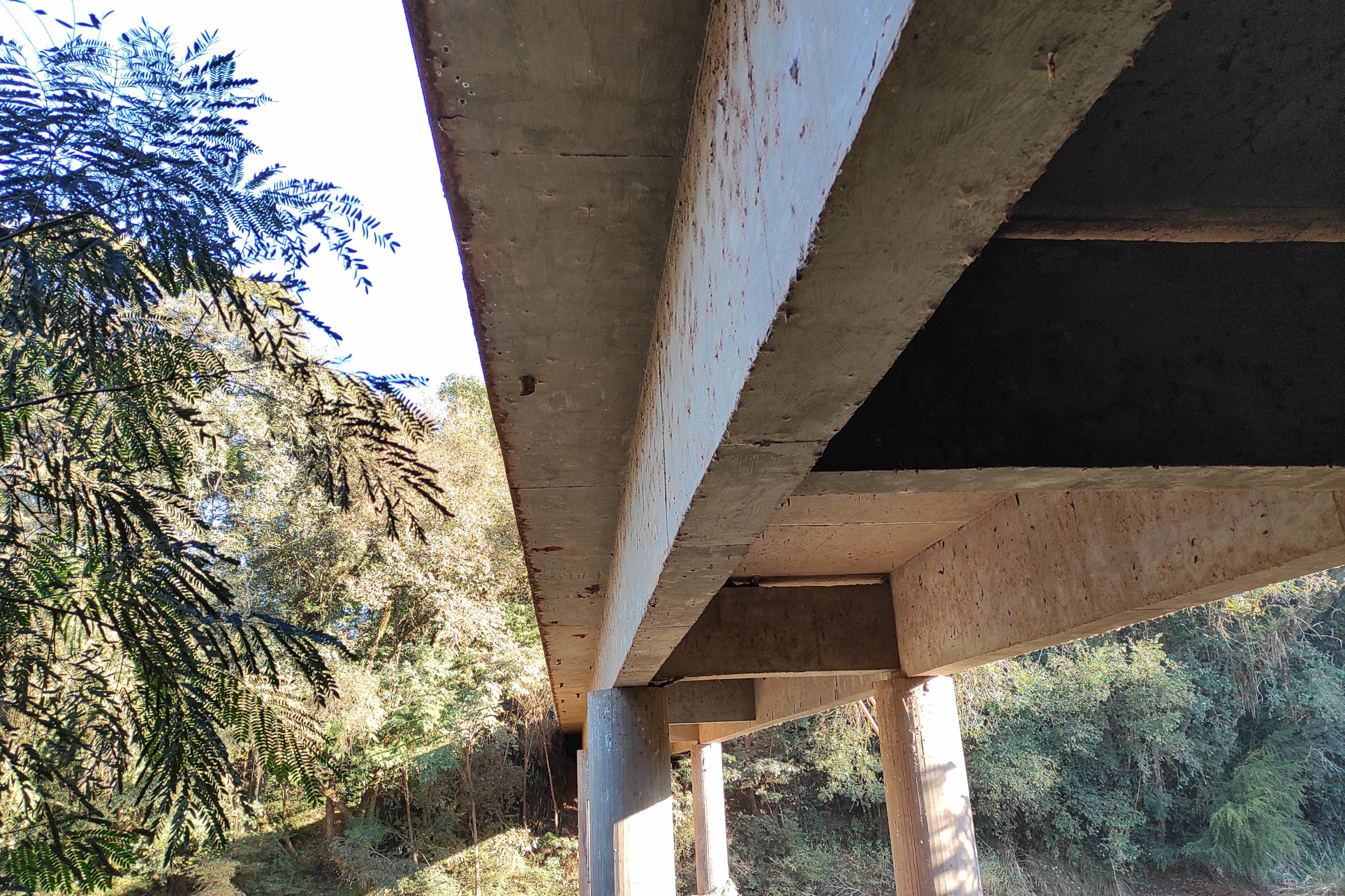 Ponte Rio Ubazinho PR-535 em Cândido de Abreu