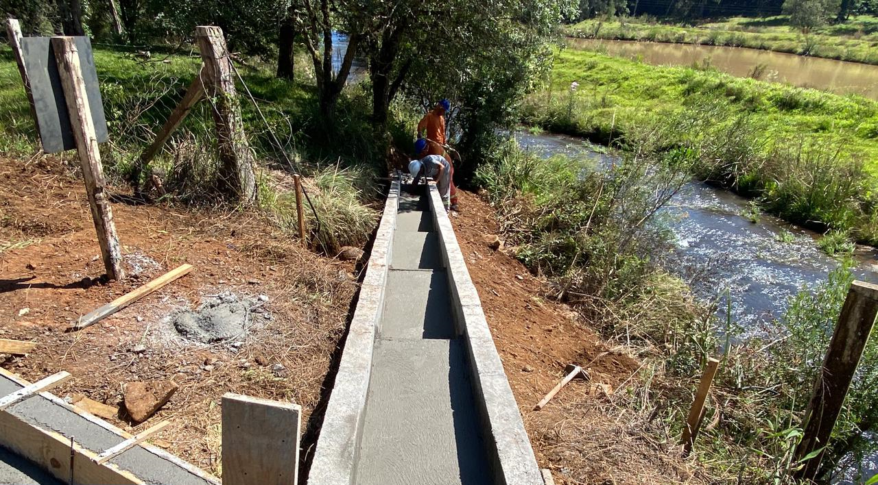 Ponte Rio Empoçado na PR-446 em Bituruna