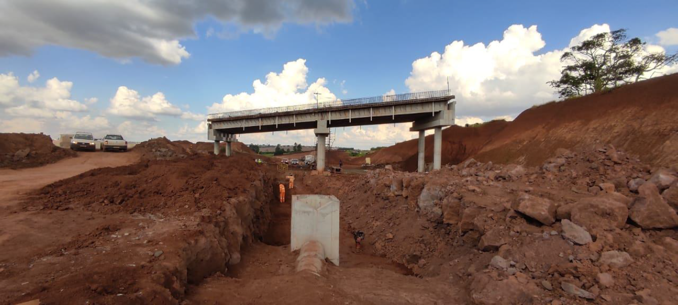 Contorno de Jandaia do Sul - drenagem - bueiro e viaduto
