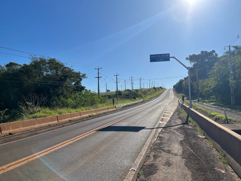 PR-558 entre Campo Mourão e Araruna com serviços do Proseg Paraná