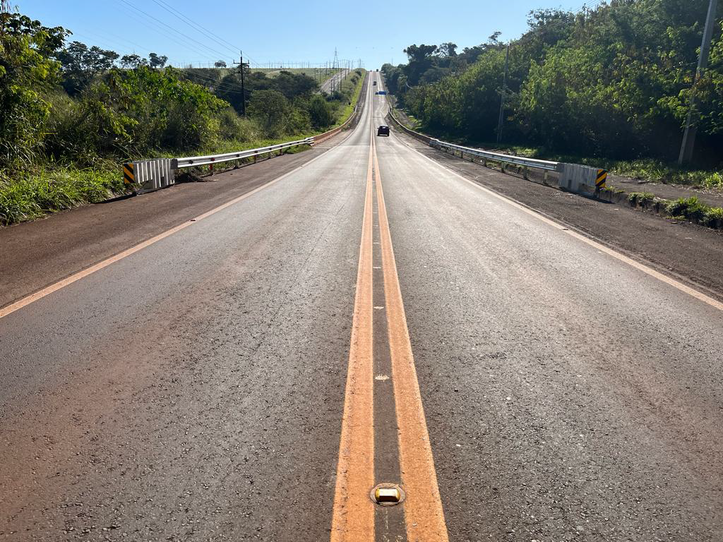 PR-558 entre Campo Mourão e Araruna com serviços do Proseg Paraná