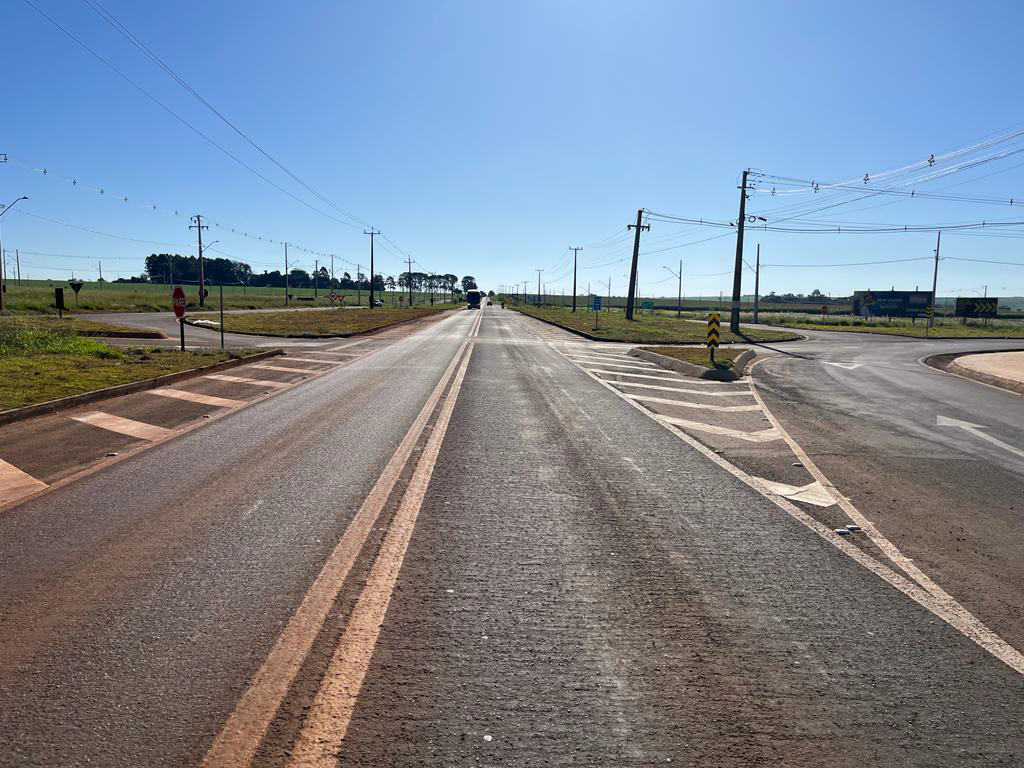 PR-558 entre Campo Mourão e Araruna com serviços do Proseg Paraná