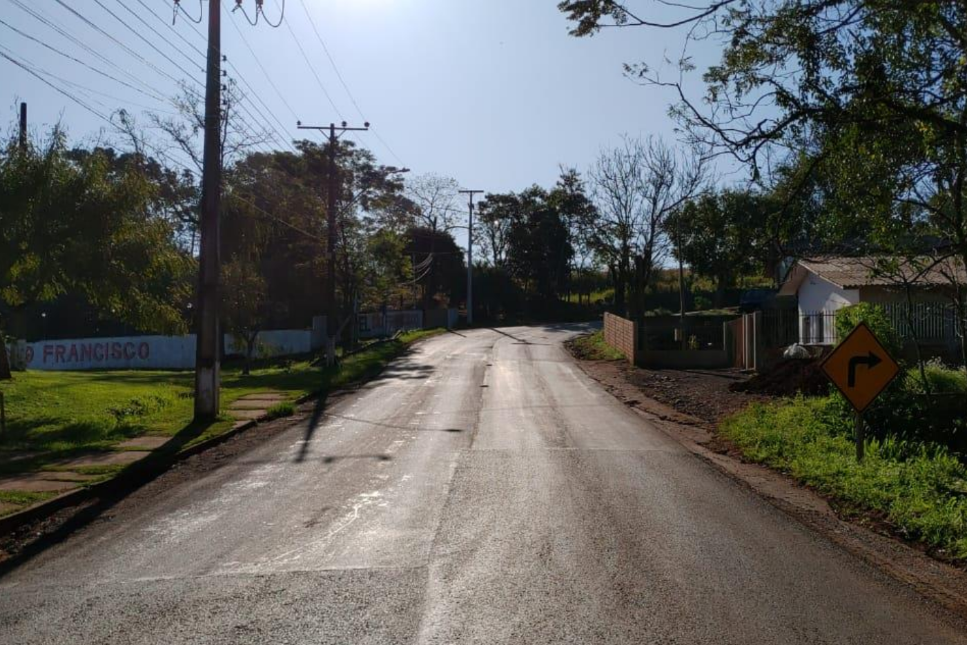 Contorno de Três Barras do Paraná - ponto inicial