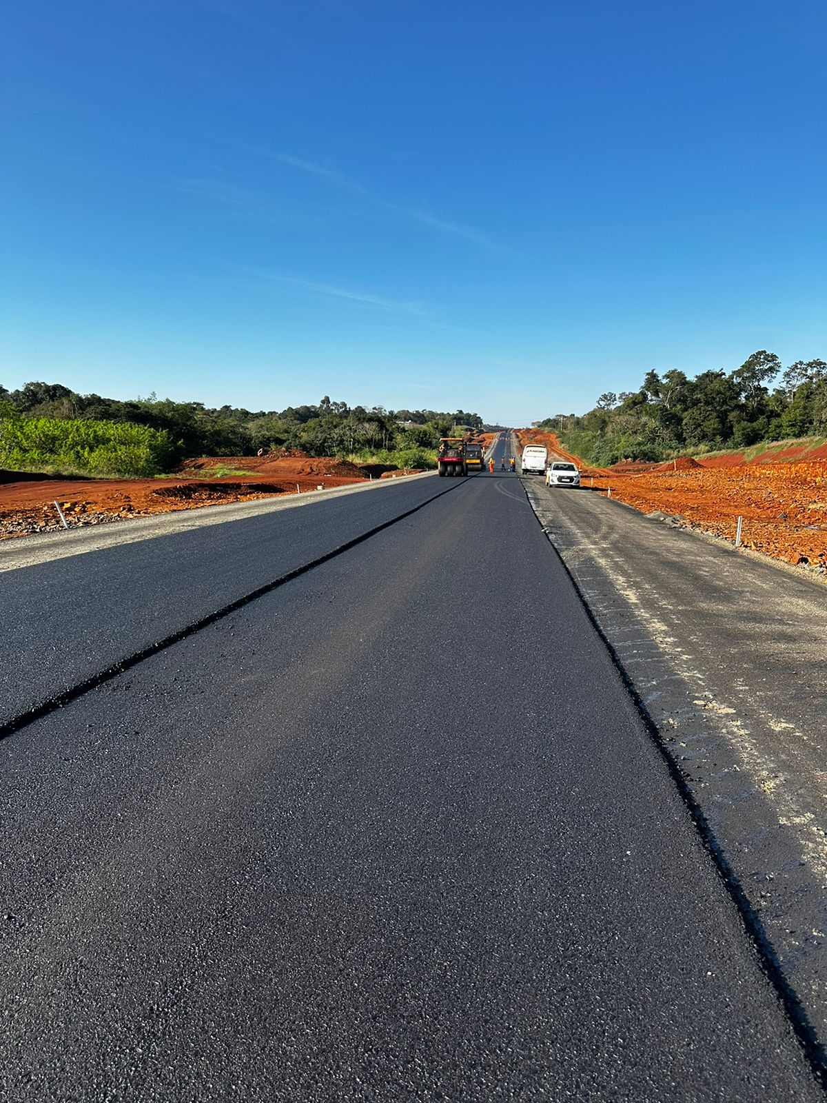 Pavimentação acesso ao Marco das Três Fronteiras