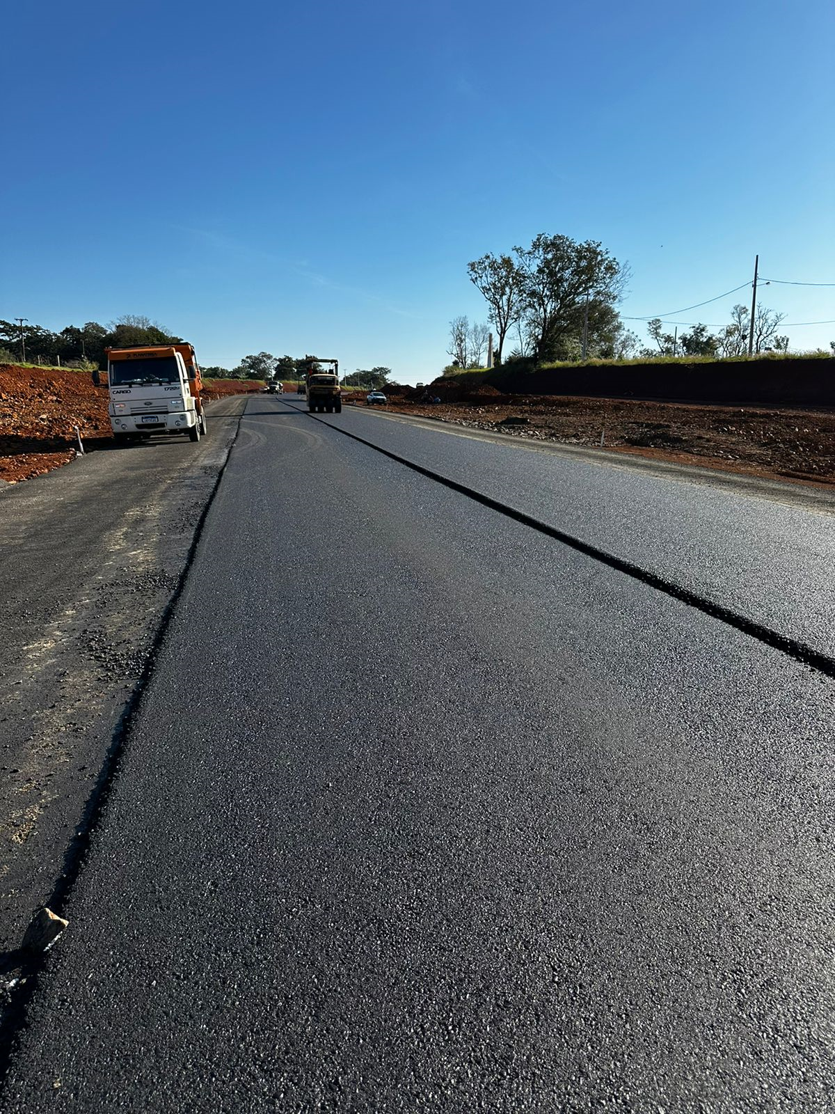 Pavimentação acesso ao Marco das Três Fronteiras