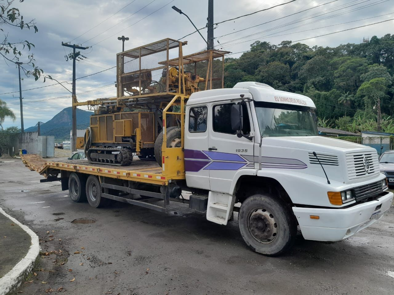 Sondagens da Ponte de Guaratuba na margem ao lado de Matinhos