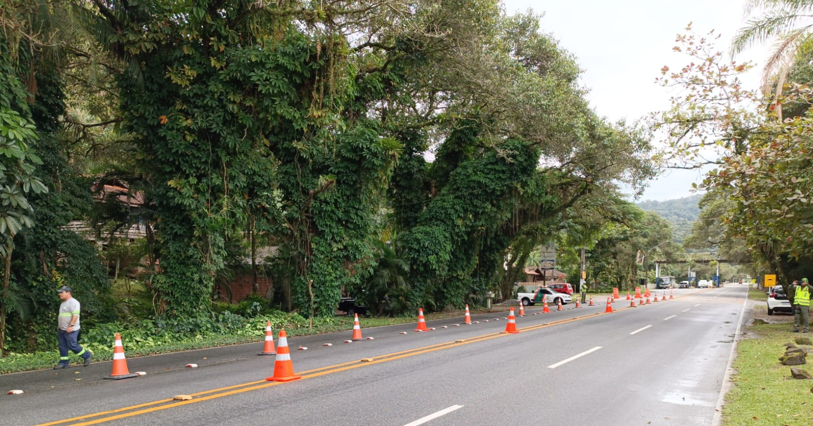 Sondagens da Ponte de Guaratuba na margem ao lado de Matinhos