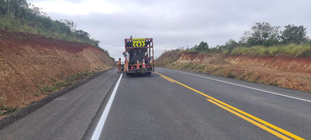 Pavimentação da PR-364 entre Irati e São Mateus do Sul