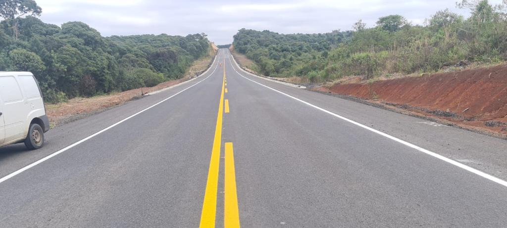 Pavimentação da PR-364 entre Irati e São Mateus do Sul
